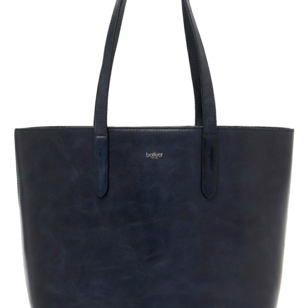 Large tote shoulder bag Navy Blue